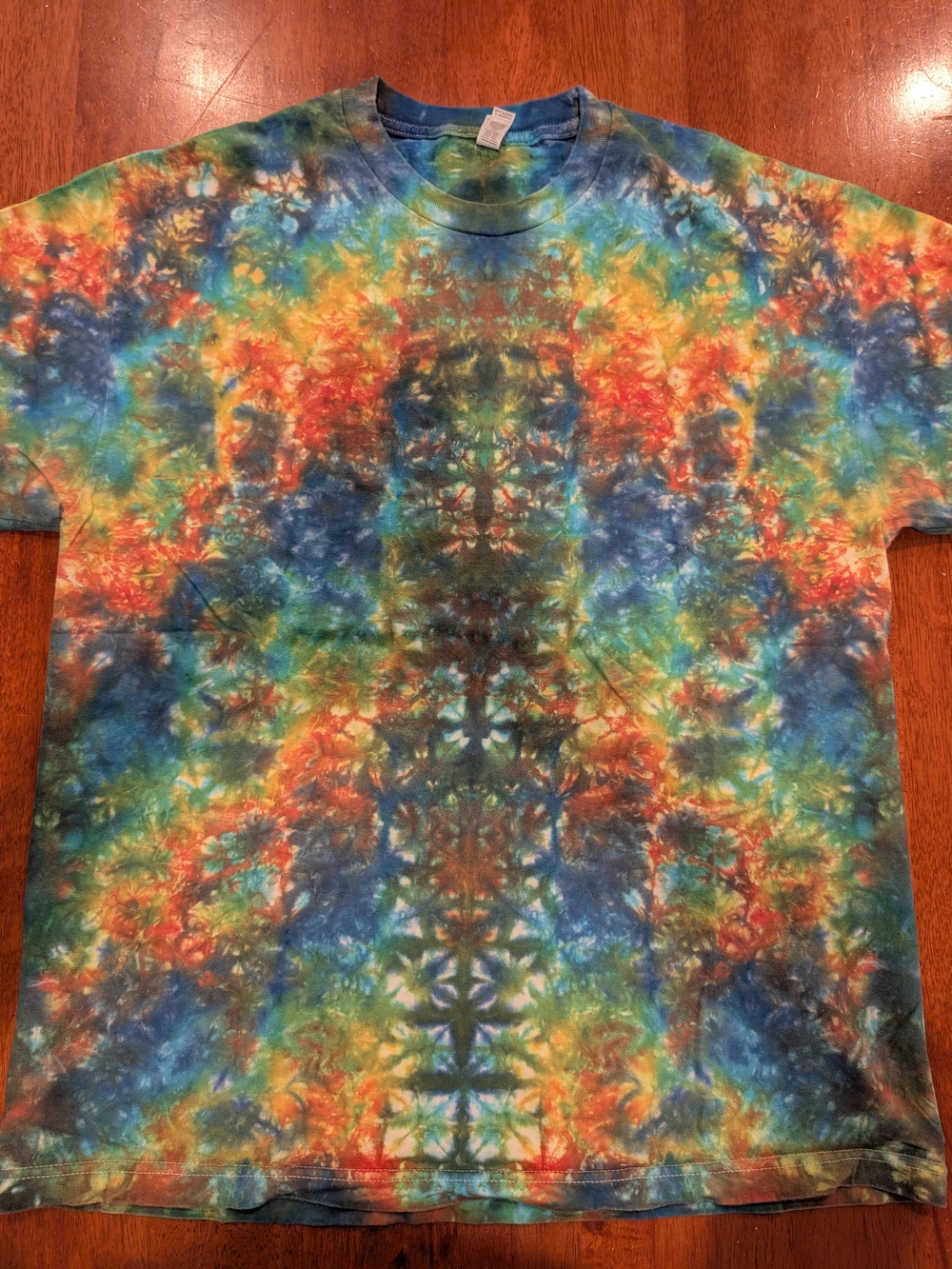 Tie-Dye Multicolor Short Sleeve T-Shirt - Men